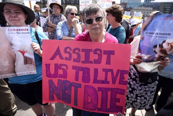 medically assisted dying bill protest medically assisted dying bill protest