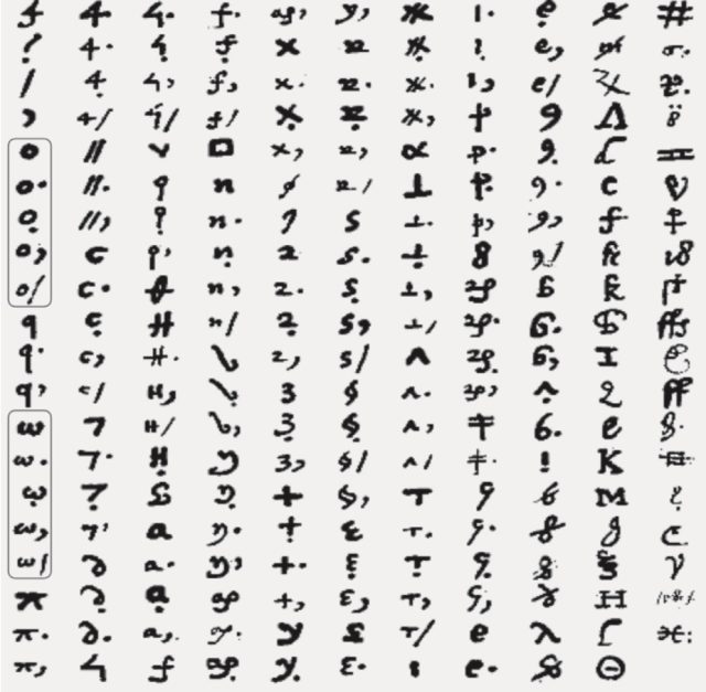 Full set of graphical symbols. Full set of graphical symbols.