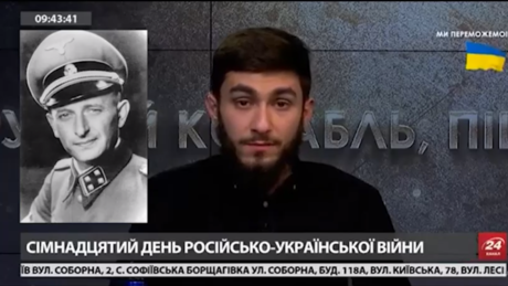 Ukraine: TV presenter quotes Eichmann and calls for killing Russian children