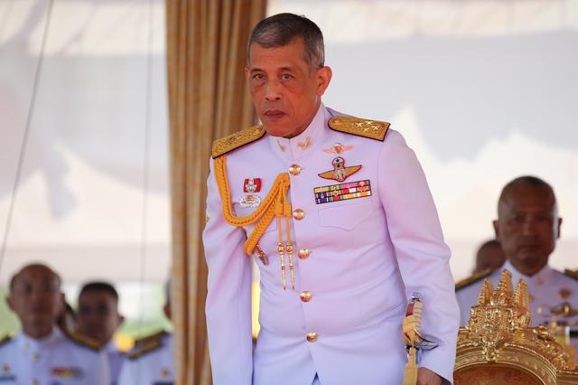 FILE PHOTO: Thailand's King Maha Vajiralongkorn arrives for the annual Royal Ploughing Ceremony in central Bangkok, Thailand May 14, 2018. REUTERS/Athit Perawongmetha
