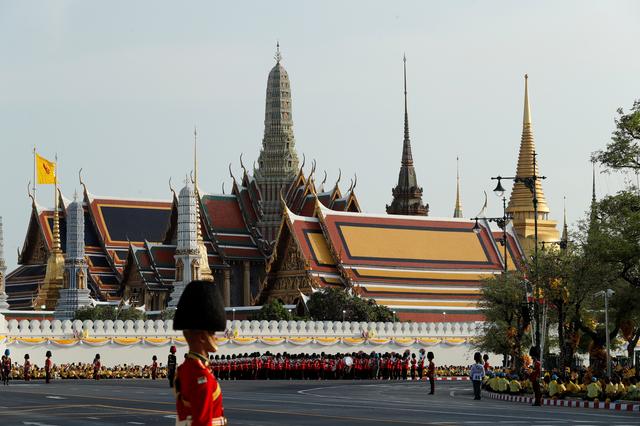 General views shows the coronation procession for Thailand's newly crowned King Maha Vajiralongkorn in Bangkok, Thailand May 5, 2019. REUTERS/Jorge Silva