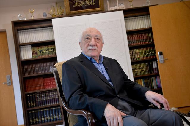 FILE PHOTO: U.S.-based Turkish cleric Fethullah Gulen at his home in Saylorsburg, Pennsylvania, U.S. July 10, 2017. REUTERS/Charles Mostoller/File Photo