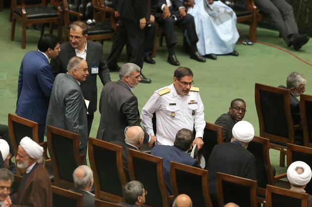 FILE PHOTO - Ali Shamkhani, Secretary of Supreme National Security Council of Iran, attends the swearing-in ceremony for Iranian president Hassan Rouhani for a further term, at the parliament in Tehran, Iran, August 5, 2017. Nazanin Tabatabaee Yazdi/TIMA via REUTERS 