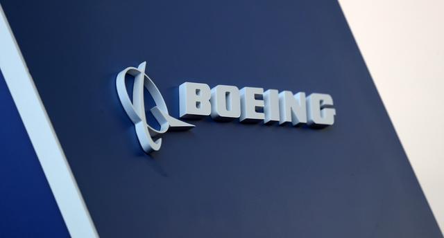 FILE PHOTO: The Boeing logo is pictured at the Latin American Business Aviation Conference & Exhibition fair (LABACE) at Congonhas Airport in Sao Paulo, Brazil August 14, 2018. REUTERS/Paulo Whitaker/File Photo
