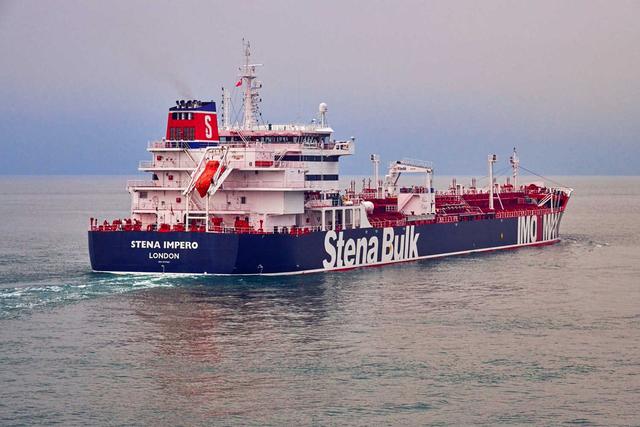 Undated handout photograph shows the Stena Impero, a British-flagged vessel owned by Stena Bulk, at an undisclosed location, obtained by Reuters on July 19, 2019.  Stena Bulk/Handout/via REUTERS ATTENTION EDITORS - THIS IMAGE WAS PROVIDED BY A THIRD PARTY
