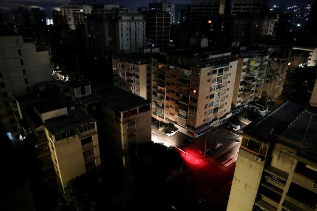 A general view is seen during a blackout in Caracas, Venezuela July 22, 2019. REUTERS/Manaure Quintero