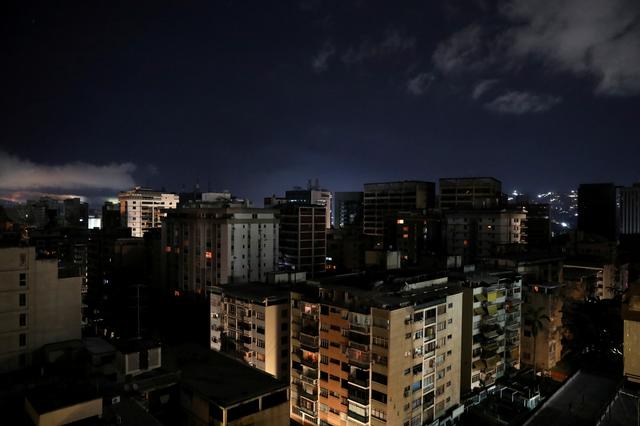 A general view is seen during a blackout in Caracas, Venezuela July 22, 2019. REUTERS/Manaure Quintero