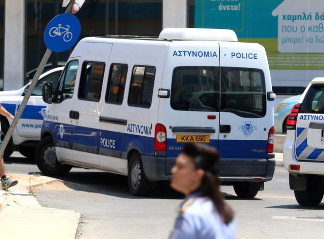 A police bus with Israeli tourists, arrested over the alleged rape of a British tourist in the resort town of Ayia Napa, leaves the Famagusta courthouse in Paralimni, Cyprus July 26, 2019. REUTERS/Yiannis Kourtoglou