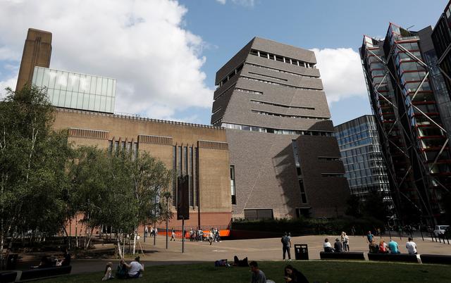 The Tate Modern, including the 10th-floor viewing platform from where a six-year-old child was reportedly thrown, is seen in London, Britain, August 6, 2019. REUTERS/Peter Nicholls