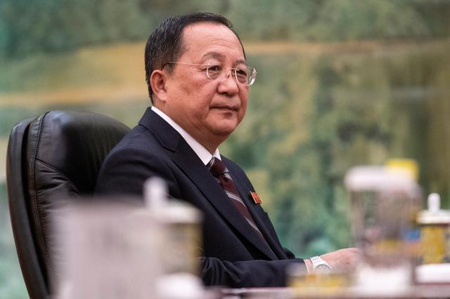 FILE PHOTO: North Korean Foreign Minister Ri Yong Ho attends a meeting with China's President Xi Jinping at the Great Hall of the People in Beijing, China December 7, 2018. Fred Dufour/Pool via REUTERS