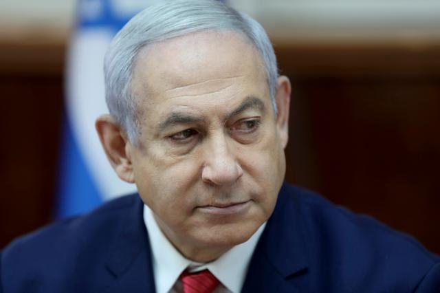 Israeli Prime Minister Benjamin Netanyahu attends the weekly cabinet meeting in Jerusalem September 8, 2019. Abir Sultan/Pool via REUTERS