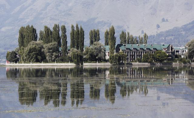 FILE PHOTO: A hotel that has been turned into a detention center is pictured during restrictions, after scrapping of the special constitutional status for Kashmir by the Indian government, in Srinagar, August 22, 2019. REUTERS/Adnan Abidi/File Photo