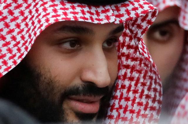 FILE PHOTO: Saudi Arabia's Crown Prince Mohammed bin Salman arrives ahead of the G20 leaders summit in Osaka, Japan June 27, 2019. REUTERS/Jorge Silva/File Photo