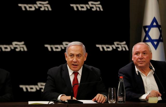 Israeli Prime Minister Benjamin Netanyahu delivers a statement during a news conference in Jerusalem September 18, 2019. REUTERS/Ronen Zvulun