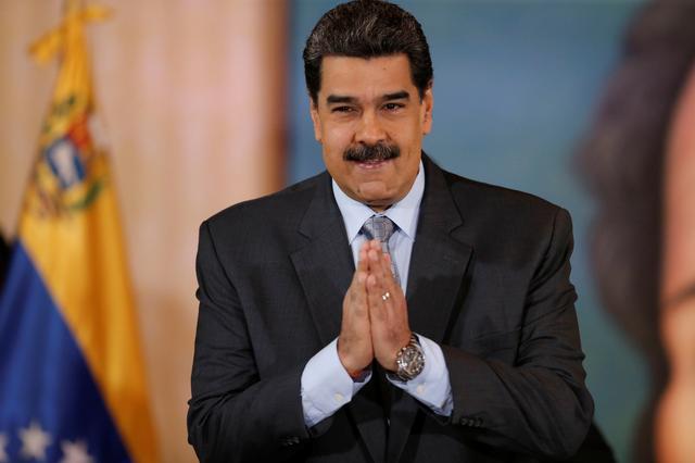 FILE PHOTO: Venezuela's President Nicolas Maduro gestures during a news conference in Caracas, Venezuela, September 30, 2019. REUTERS/Manaure Quintero