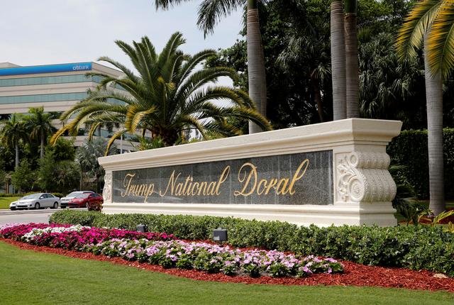 The Trump National Doral golf resort is shown in Doral, Florida, U.S., March 18, 2019. Picture taken March 18, 2019.  REUTERS/Joe Skipper