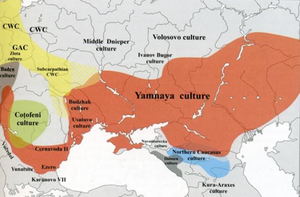 The Yamnaya migrated from modern-day western Russia or the Ukraine and into the plains of central Europe. (Бутывский Дмитрий / CC BY-SA 4.0)